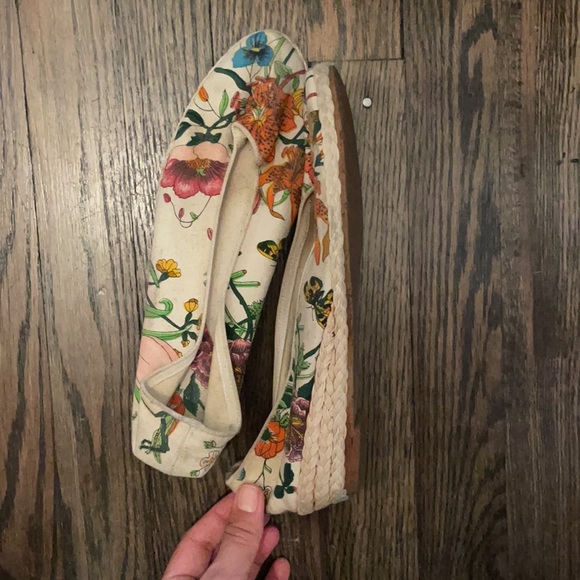 Vintage Gucci Espadrilles - signature floral print - Picture 2 of 3